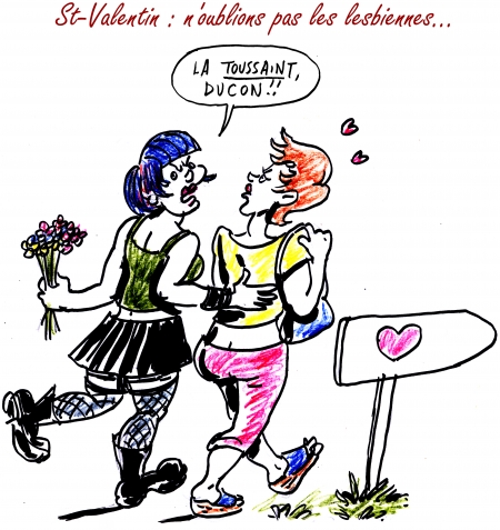 fanzine,webzine,zébra,bd,bande-dessinée,caricature,satirique,saint-valentin,lesbiennes,zombi