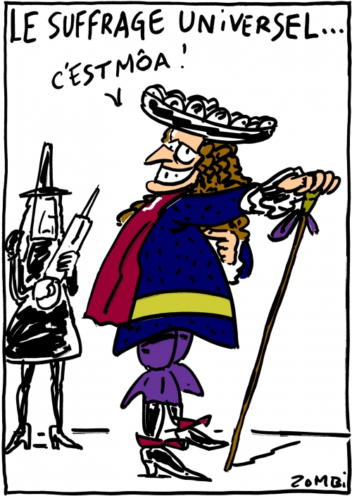 webzine,bd,zébra,gratuit,fanzine,bande-dessinée,caricature,emmanuel macron,louis xiv,suffrage universel,monarchie,dessin,presse,satirique,zombi