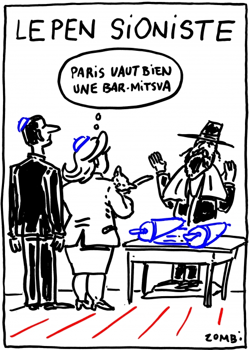 webzine,bd,zébra,gratuit,fanzine,bande-dessinée,caricature,le pen,sioniste,bar-mitsva,bardella,rabbin,torah,dessin,presse,satirique,zombi