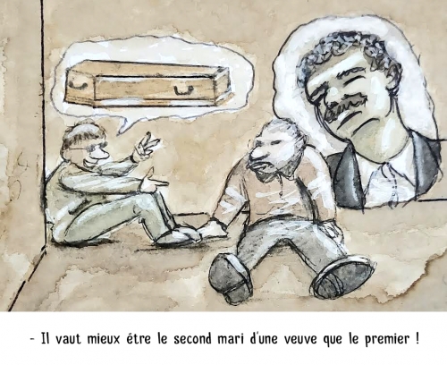 webzine,bd,zébra,gratuit,fanzine,bande-dessinée,citation,humour,marc schmitt,veuve,mari