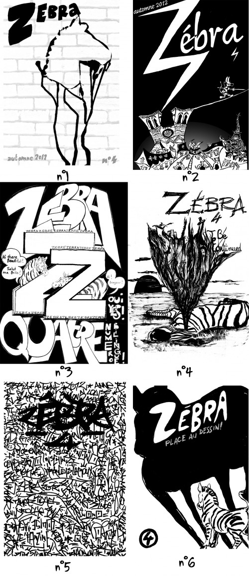 fanzine,zébra,bd,illustration,bande-dessinée,couverture,automne,2012,miss,élection