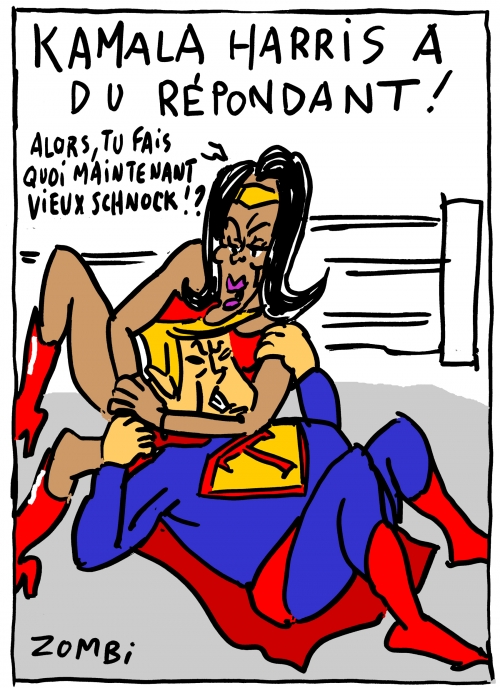 webzine,bd,zébra,gratuit,fanzine,bande-dessinée,caricature,kamala harris,donald trump,élections,présidentielles,novembre 2024,dessin,presse,satirique,zombi